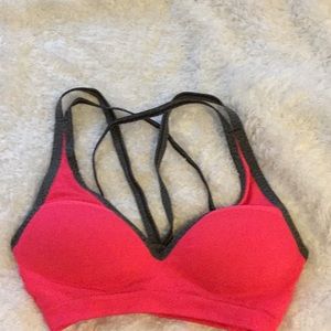Pink Sports Bra